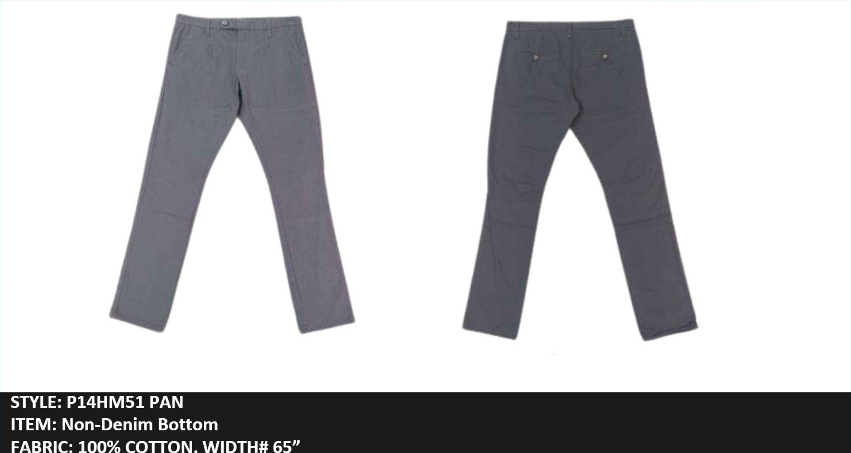 Non-Denim Bottom TWILL